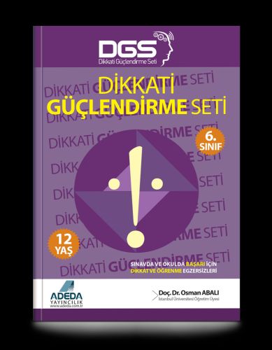 Dikkati Güçlendirme Seti 6. Sınıf 12 Yaş (1 Kitap)