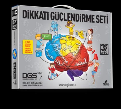 Dikkati Güçlendirme Seti Ana Sınıfı 3 Yaş (3 Kitap Karton Kutu Set)