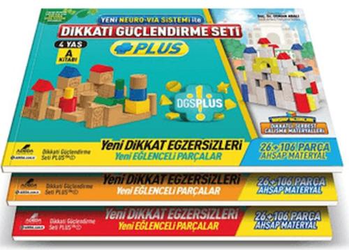 Dikkati Güçlendirme Seti Plus 4 Yaş Kitap