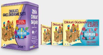 Dikkati Güçlendirme Seti Plus 9 Yaş (3 Kitap+112 Parça Ahşap Kutu)