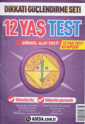 Dikkati Güçlendirme Seti Yaprak Test 12 Yaş