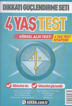 Dikkati Güçlendirme Seti Yaprak Test 4 Yaş