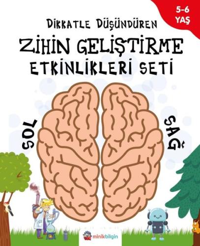 Dikkatle Düşündüren Zihin Geliştirme Etkinlikleri Seti - 4 Kitap Takım