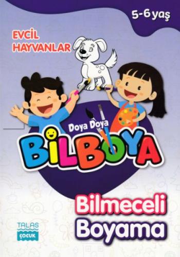 Doya Doya Bil Boya - Bilmeceli Boyama Evcil Hayvanlar - 5-6 Yaş