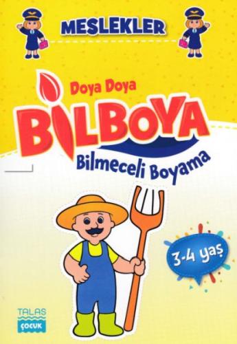 Doya Doya Bil Boya - Bilmeceli Boyama - Meslekler - 3-4 Yaş