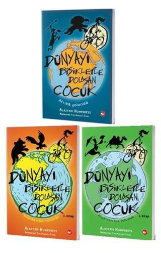 Dünyayı Bisikletle Dolaşan Çocuk Seti (3 Kitap Takım)