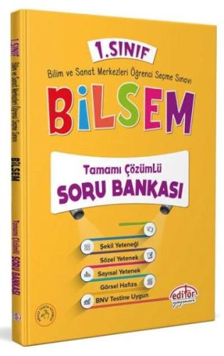 Editör 1. Sınıf Bilsem Tamamı Çözümlü Soru Bankası