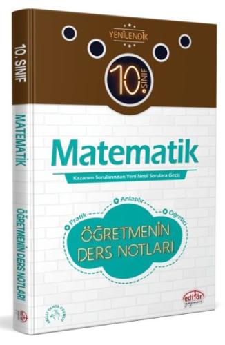 Editör 10. Sınıf Matematik Öğretmenin Ders Notları