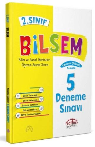 Editör 2. Sınıf Bilsem Çözümlü 5 Deneme Sınavı