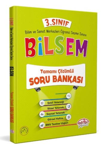 Editör 3.Sınıf Bilsem Çözümlü Soru Bankası