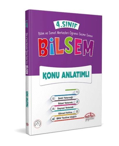 Editör 4. Sınıf Bilsem Konu Anlatım