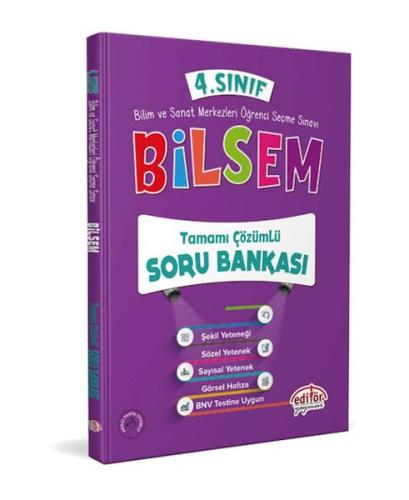 Editör 4. Sınıf Bilsem Soru Bankası