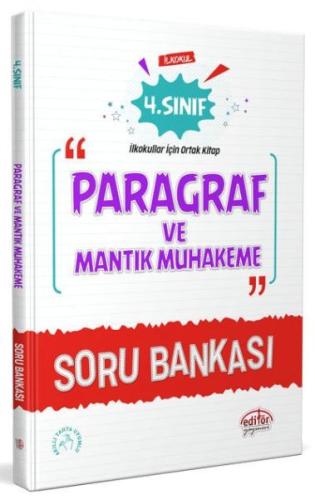 Editör 4. Sınıf Paragraf ve Mantık Muhakeme Soru Bankası