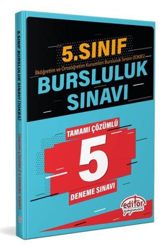 Editör 5. Sınıf Bursluluk Sınavı Çözümlü 5 Deneme Sınavı