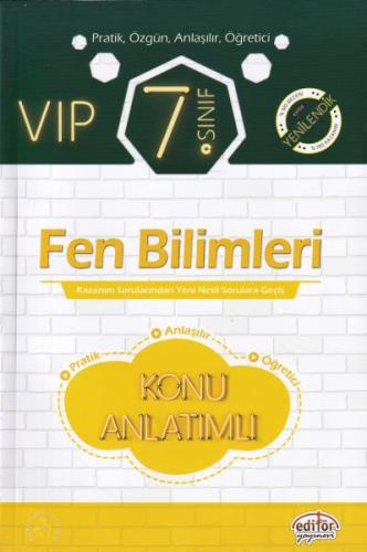 Editör 7.Sınıf VIP Fen Bilimleri Konu Anlatımlı