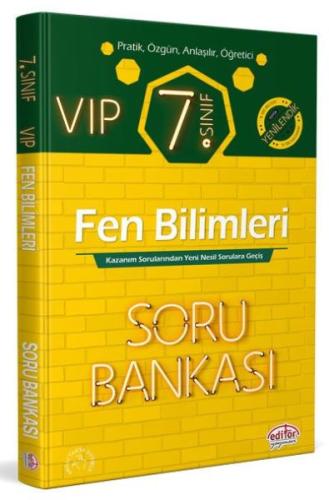 Editör 7. Sınıf VIP Fen Bilimleri Soru Bankası