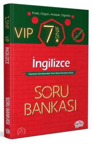 Editör 7. Sınıf VIP İngilizce Soru Bankası