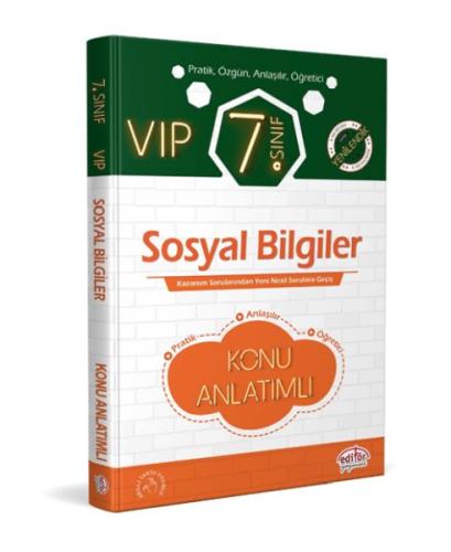 Editör 7. Sınıf Vıp Sosyal Bilgiler Konu Anlatımlı