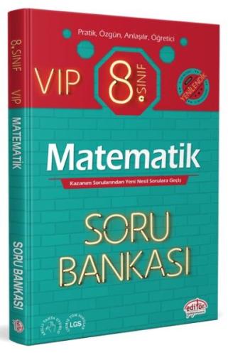 Editör 8. Sınıf VIP Matematik Soru Bankası