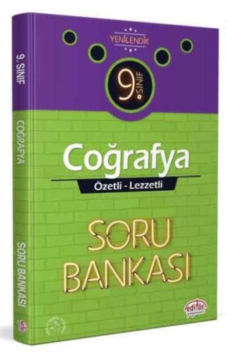 Editör 9. Sınıf Coğrafya Özel Lezzetli Soru Bankası (YENİ)