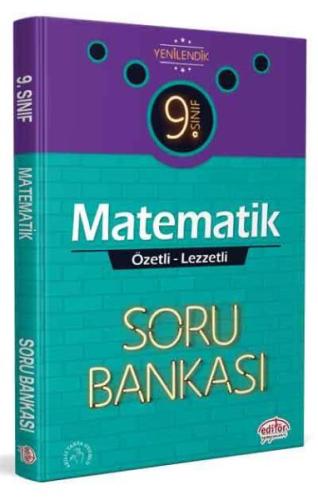 Editör 9. Sınıf Matematik Özel Lezzetli Soru Bankası (YENİ)