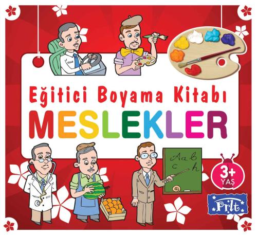 Eğitici Boyama Kitabı - Meslekler