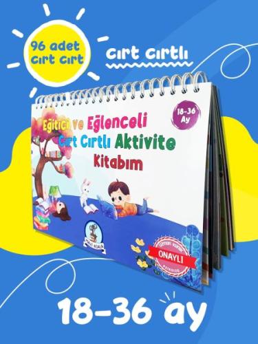 Eğitici ve Eğlenceli Cırt Cırtlı Aktivite Kitabı