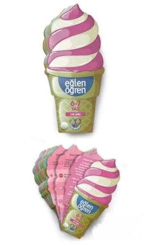 Eğlen Öğren Ice Cream - 300 Soru (6-7 Yaş)