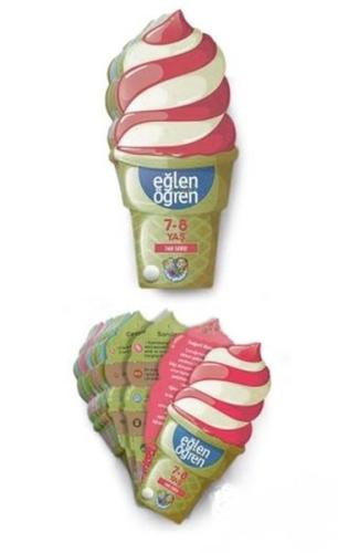 Eğlen Öğren Ice Cream - 360 Soru (7-8 Yaş)