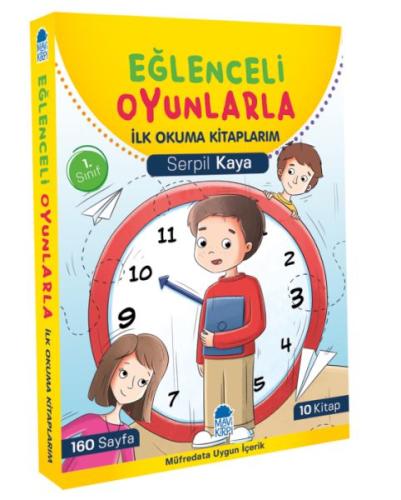 Eğlenceli Oyunlarla İlk Okuma Kitaplarım Set (10 Kitap)