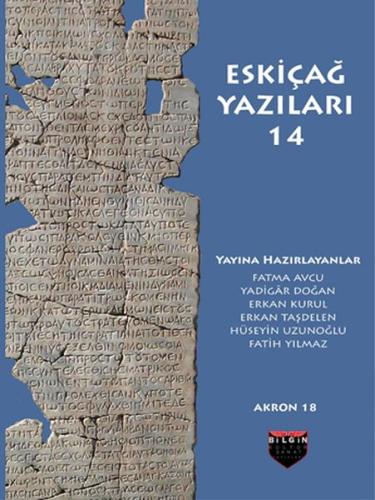 Eskiçağ Yazıları 14 - Akron 18