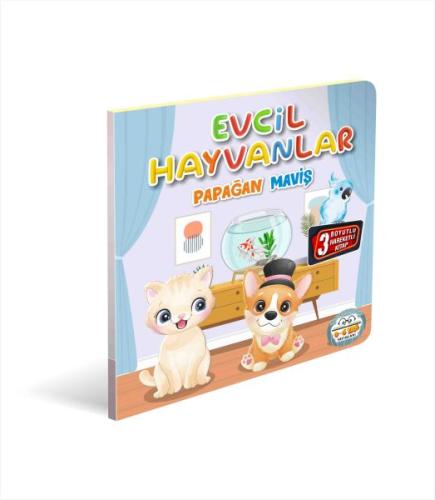 Evcil Hayvanlar Papağan Maviş 3 Boyutlu