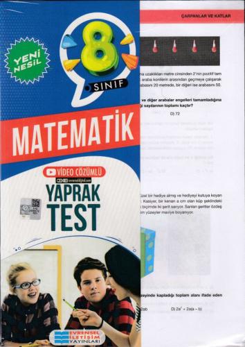 Evrensel İletişim 8. Sınıf Matematik Yaprak Test (Yeni)