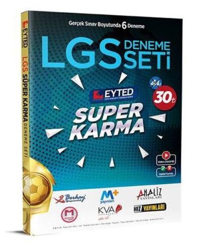 Eyted 8. Sınıf LGS Süper Karma 6 lı Deneme Seti