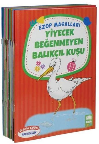 Ezop Masalları - Büyük Boy 10 Kitap Takım