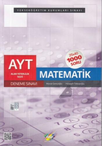 FDD AYT Matematik 25x40 Deneme Sınavı (Yeni)