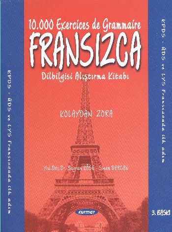 Fransızca Dilbilgisi Alıştırma Kitabı 10.000 Exercices de Grammaire