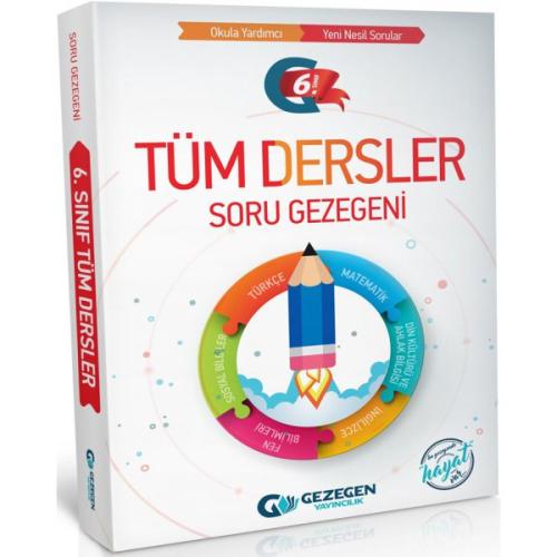 Gezegen 6. Sınıf Tüm Dersler Soru Gezegeni (Yeni)