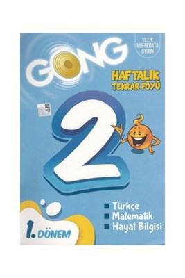 Gong 2. Sınıf 1. Dönem Haftalık Tekrar Föyü