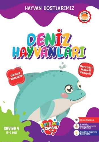 Hayvan Dostlarımız - Deniz Hayvanları Seviye 4 (5-6 Yaş)