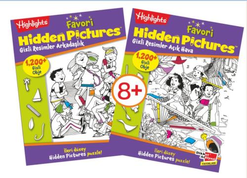 Highlights Favori Hidden Pictures (Gizli Resimler) 2'li Set