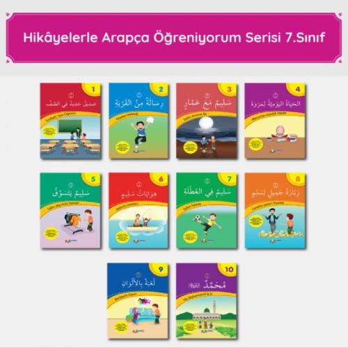 Hikayelerle Arapça Öğreniyorum Serisi - 7. Sınıf Arapça Hikâye Seti