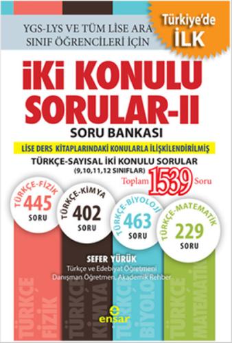 İki Konulu Sorular-II Soru Bankası Türkçe-Sayısal İki Konulu Sorular