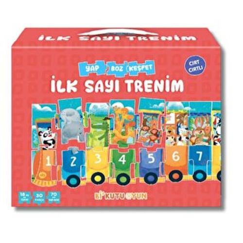 İlk Sayı Trenim - Cırt Cırtlı Yapboz ve Kitap Seti