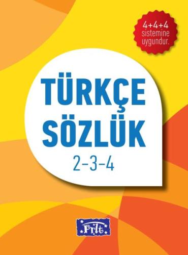 İlköğretim Türkçe Sözlük Karton Kapak 2-3-4