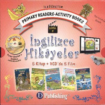 İngilizce Hikayeler (Level 2) 5 Kitap +Vcd'de 5 Film/İlköğretim Prımar