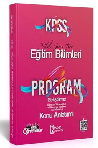 İsem 2021 KPSS Eğitim Bilimleri Program Geliştirme Konu Anlatımı (Yeni