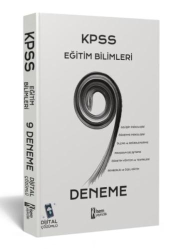 İsem 2023 Kpss Eğitim Bilimleri 9 Deneme Dijital Çözümlü