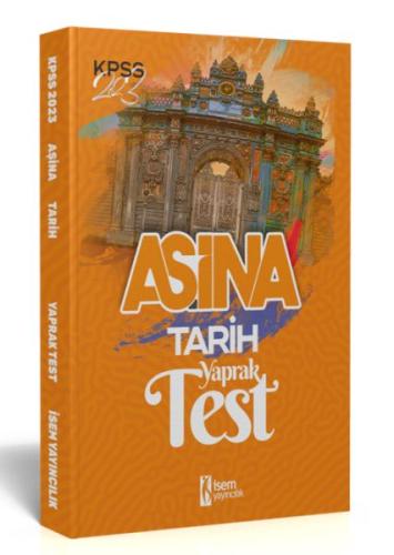 İsem Yayıncılık 2023 KPSS Lisans Aşina Tarih Çek Kopar Yaprak Test