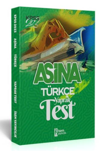 İsem Yayıncılık 2023 KPSS Lisans Aşina Türkçe Çek Kopar Yaprak Test